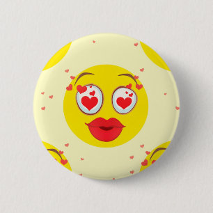 Valentine kiss Emoji Knapp