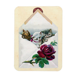 Valentine Kittens Magnet
