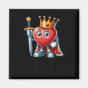 Valentine Kung Heart Funny Valentines day Cute Magnet