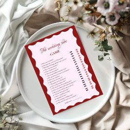 Valentine kyss miss bra genom bröllopssko spelkort meddelande