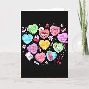 Valentine Labor Och Förlossningssjuksköterska Hjär Kort