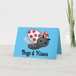 Valentine Ladybug Kort
