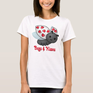 Valentine Ladybug Kryp & Kisses T Shirt