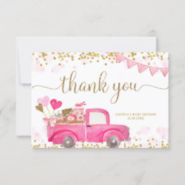 Valentine Lastbil, raring Tack, ditt kort