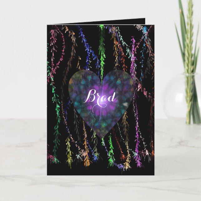 Valentine Light Show Helgkort (Framsida)