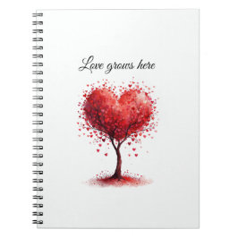 Valentine Love Card | Romantic for Him & Her Anteckningsbok