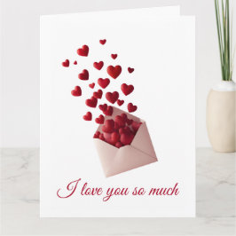 Valentine Love Card | Romantic for Him & Her Tack Kort