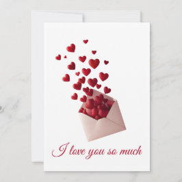 Valentine Love Card | Romantic for Him & Her Tack Kort