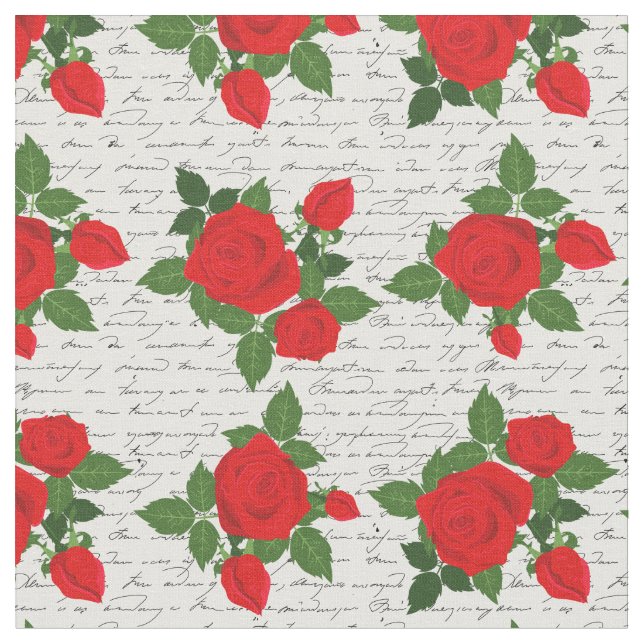 valentine love letter red roses romantic tyg (Närbild)