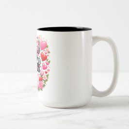 Valentine Love Mug Två-Tonad Mugg