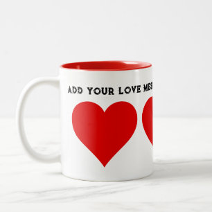 Valentine Love Mugg - Anpassa