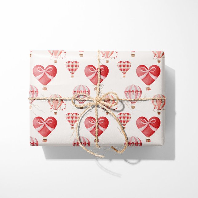 Valentine Luftballongs Presentpapper (Skapare uppladdad)