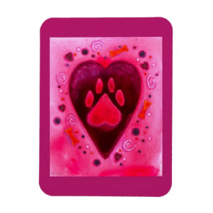Valentine Magnet - "Puppy Kärlek"