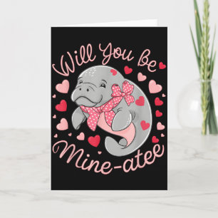Valentine Manat Cufft Djur Hjärtan Vill Du Vara M Kort