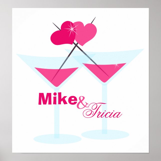 Valentine Martinis Poster (Framsidan)