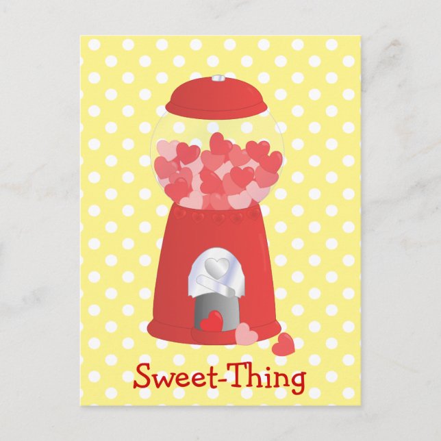 Valentine Maskin Helg Vykort (Framsida)