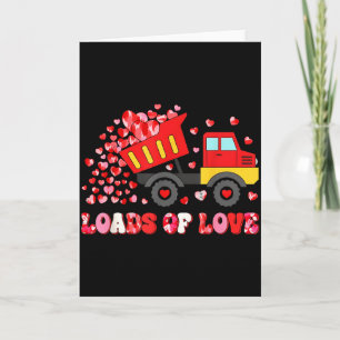Valentine Massor Av Kärlek Lastbil Kärleks Mens Bo Kort