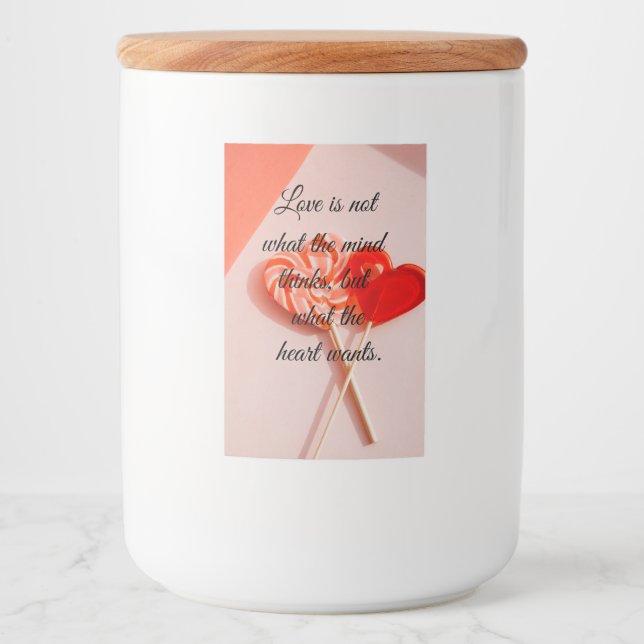 Valentine Mat Etikett (Framsida)