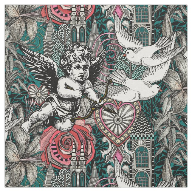 valentine maximalism col veridian tyg (Provkarta)