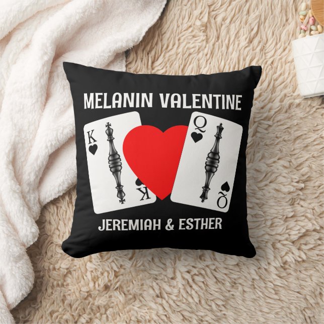 Valentine MELANIN QUEEN KUNG PLAYING CARDS Par Kudde (Filt)