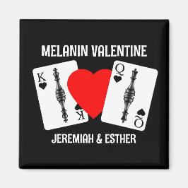 Valentine MELANIN QUEEN KUNG PLAYING CARDS Par Magnet