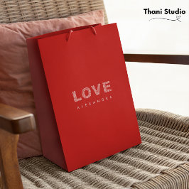 Valentine Modern Red Simple Elegant Typography