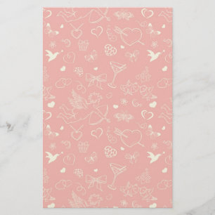 Valentine Mönster Brevpapper