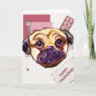VALENTINE MOPS HELGKORT