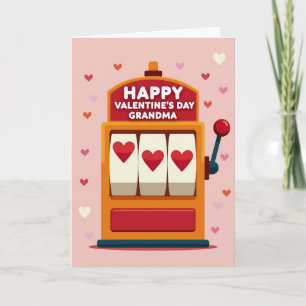 Valentine Mormor Slot Hjärter Kort