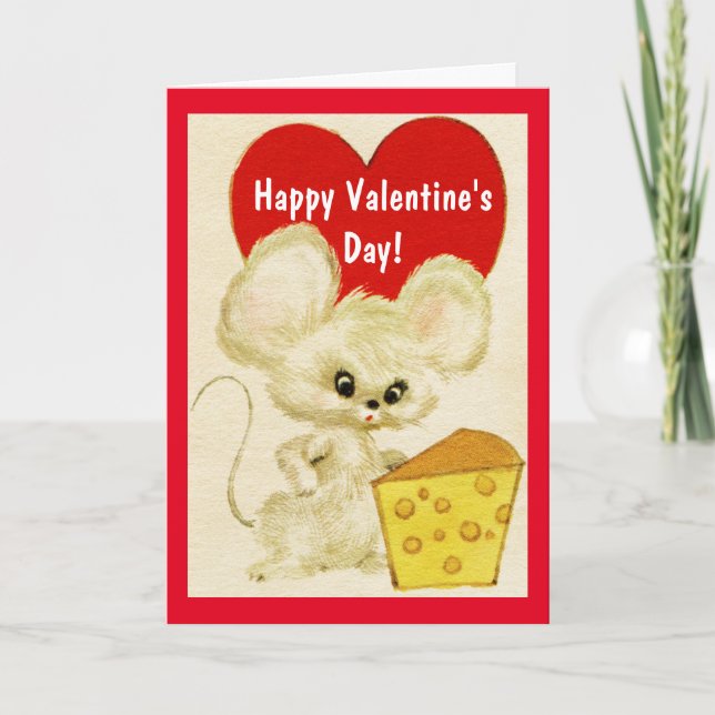 Valentine Mouse Helgkort (Framsida)