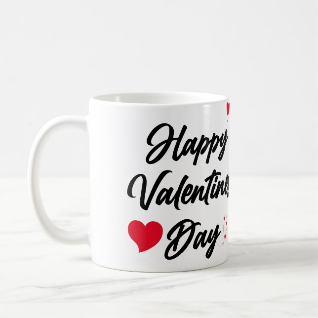 Valentine-mugg anpassningsbar kaffemugg (Vänster)