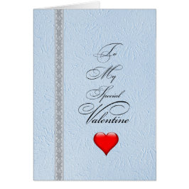 Valentine - My heart is the canvas of your love Hälsningskort