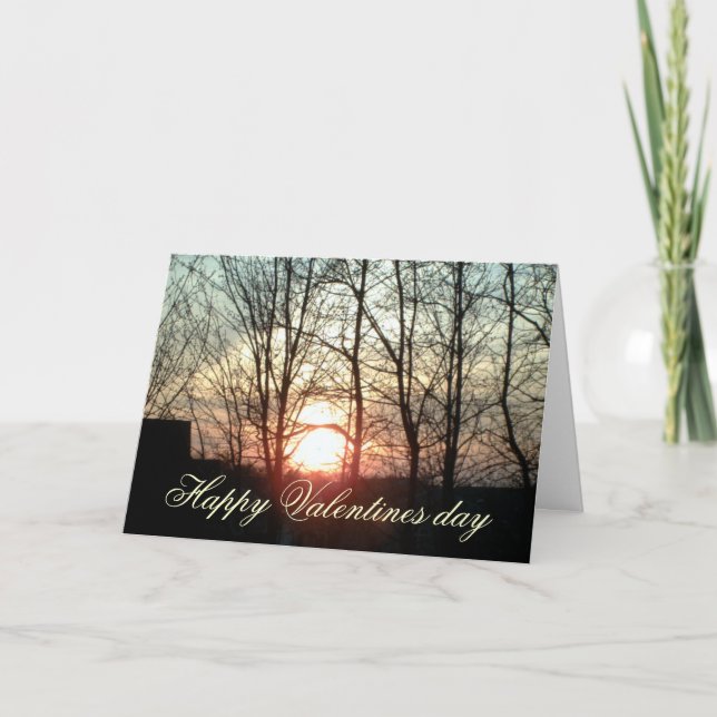 VALENTINE, MY SUNSHINE Card Helgkort (Framsida)