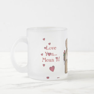 Valentine nalles frostad glasmugg