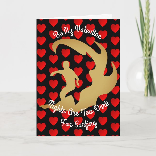 Valentine Nights är för Mörk för att överleva Helgkort (Framsida)