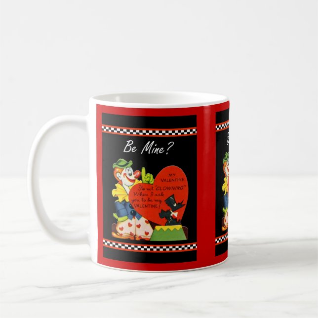 Valentine Not Clowning Around Scottish Terrier Kaffemugg (Vänster)