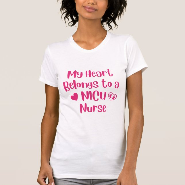 Valentine Nurse-uppskattning T Shirt (Framsida)