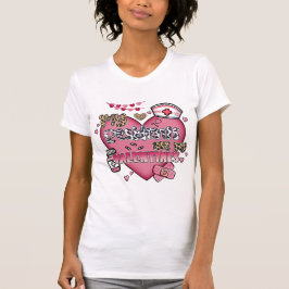 Valentine Nurse-uppskattning T Shirt