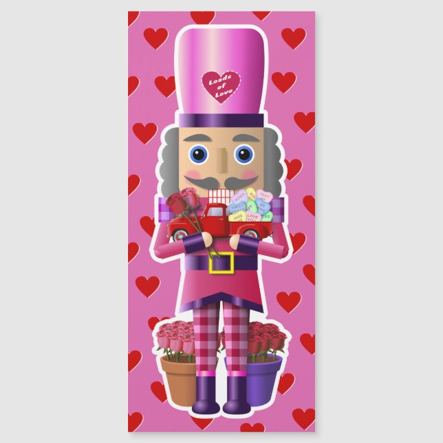 Valentine Nutcracker med Little Red Lastbil (Framsida)