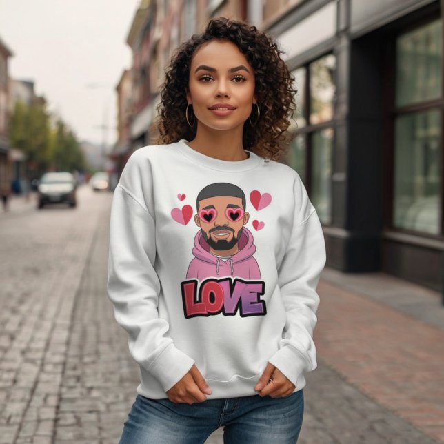Valentine Öga Heart Drake T Shirt (Skapare uppladdad)