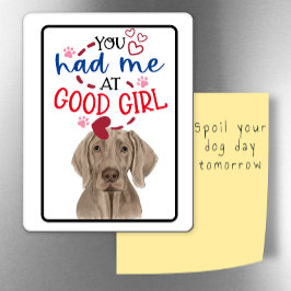 Valentine Önskemål från din Weimaraner-kylett Magnet