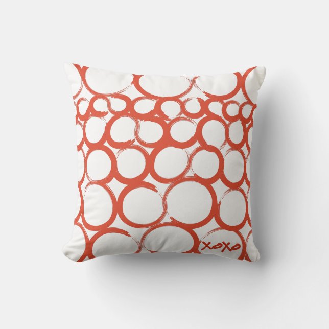 Valentine Painting XOXO Kudde (Framsida)