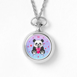 Valentine Panda i Kärlek Armbandsur