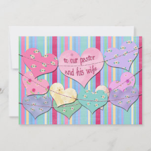 Valentine Paper Hearts Girlang för Pastor 