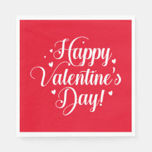 Valentine-pappersservetter