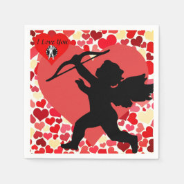 Valentine Papprare Party Napkins Pappersservett