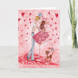 Valentine par Kärlek Hearts | Kort för hälsning