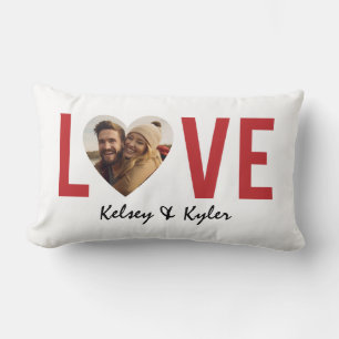 Valentine par Kärlek Photo Lumbarkudde