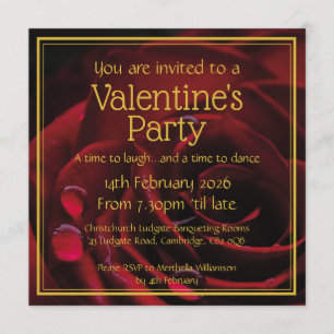 VALENTINE PARTY Christian Scripture Firande Inbjudningar