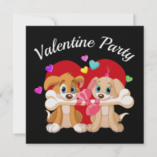 Valentine Party-inbjudan Inbjudningar